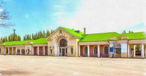 Вокзал прибытия поезда Таврия в Феодосию из Мск