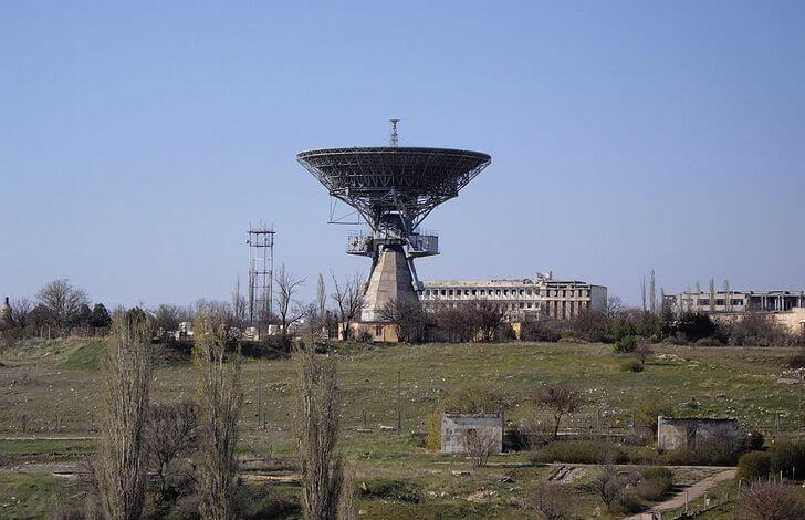 Радиотелескоп ТНА-400 в Школьном возле Симферополя